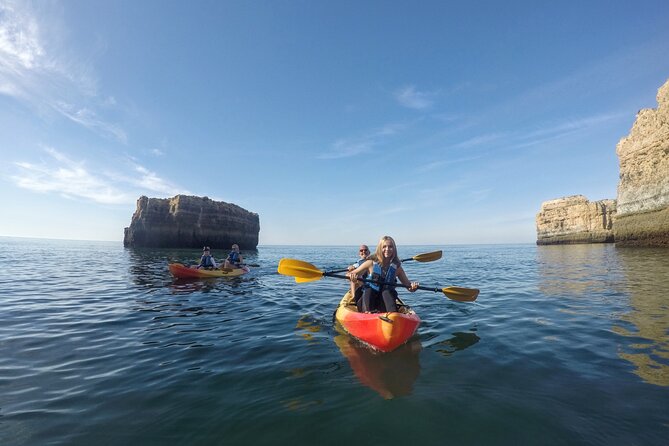 Albufeira Kayak Cave Tour – Hidden Beaches & Cliffs - Beach Time, Swimming Breaks, and What Conditions Mean