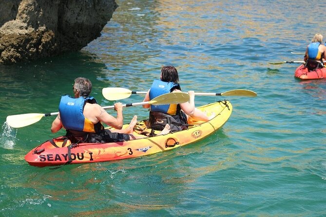 Albufeira Kayak Tour – Relaxing Trip with 2 Guides - Caves Without Benagil Cave: What You’ll See Instead