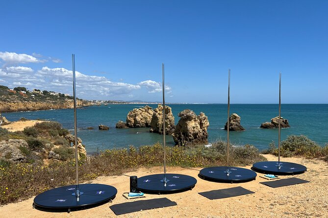 Algarve: Ocean View Pole Dance Experience with Prosecco - The poles, mats, and music setup that matter for beginners