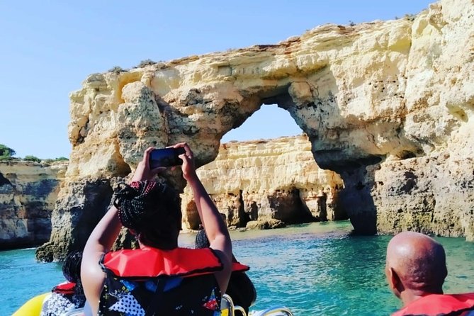 Benagil And Dolphins Tour - Carvoeiro caves and the shift to dolphin search
