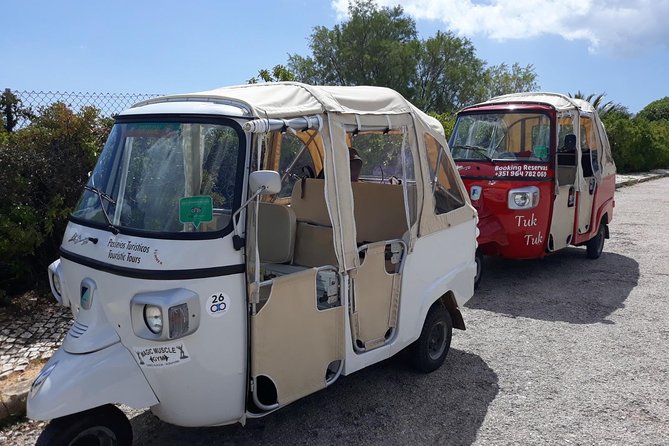Benagil caves by land in a Tuk Tour - Stop 2: Armacao de Pera and Nossa Senhora da Rocha