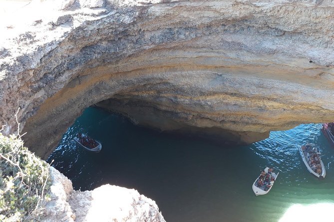 Benagil caves by land in a Tuk Tour - Stop 4: Albandeira Beach and the natural tunnel photo moment