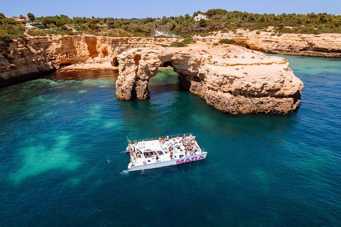 Catamaran Cruise: Caves and Coastline to Benagil - The practical logistics: meeting point, groups, and what’s not included