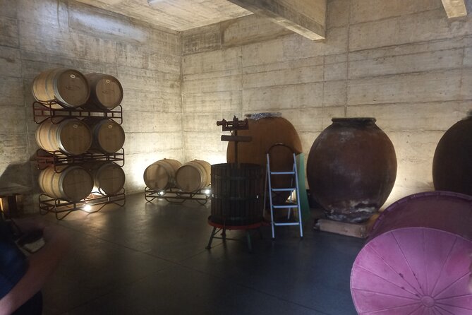 Enjoy The Algarvian Wine Taste & Coast Line Private Van Tour - Praia da Marinha: stairs down, peace on the sand