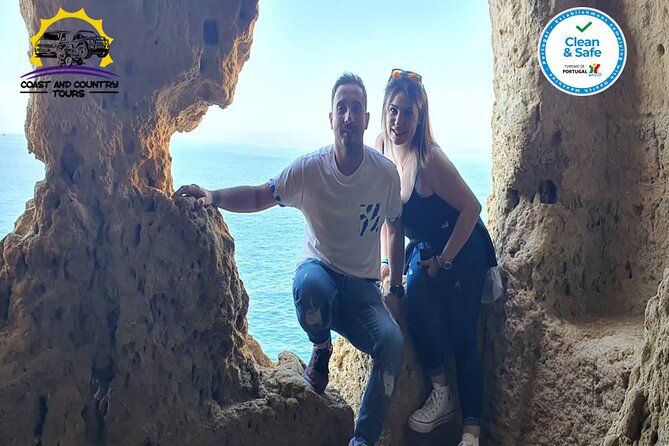 Minivan tour along the coast to Benagil and Carvoeiro from Albufeira - Stop 2: Praia da Marinha (The Beach for the Famous Cliff Arches)