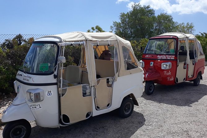 Private Guided Tuk-Tuk Tour with Pick-Up and Drop-Off of Albufeira - Price and what you actually get for $90.11 (up to 3)