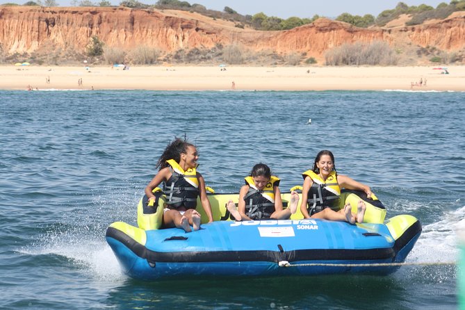 Sonar: Crazy Couch from Albufeira - Albufeira Coast Views: Red Cliffs From a Moving Seat