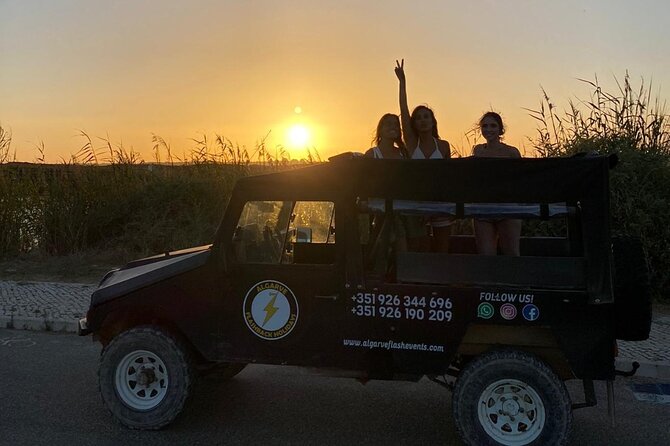 Sunset Beach Safari w/ Champagne & Chicken Piri Piri Dinner - Praia dos Salgados and the Lake Stop: A Calmer Algarve Interlude